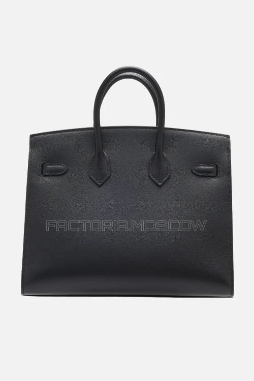 Hermes Birkin Sellier 25 Black Madame GHW