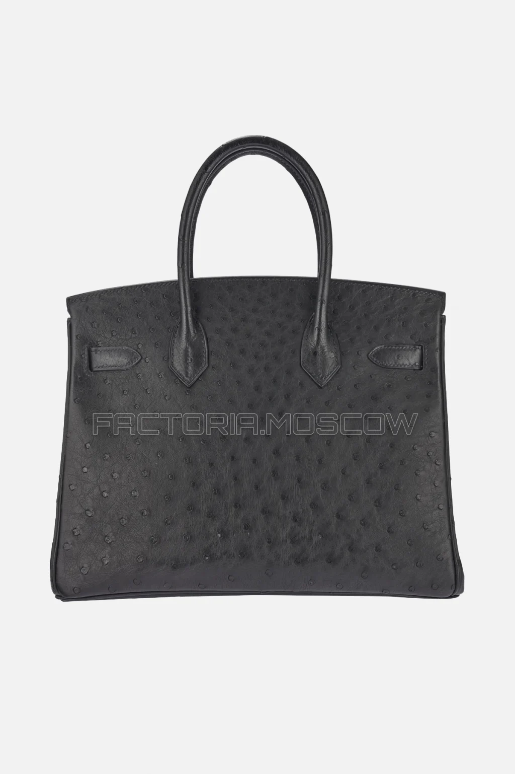 Hermes Birkin 30 Black Ostrich PHW