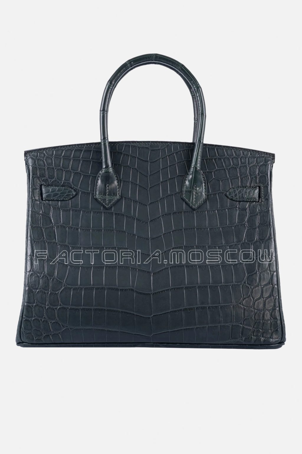 Hermes Birkin 30 Shiny Vert Fonce Niloticus Crocodile GHW