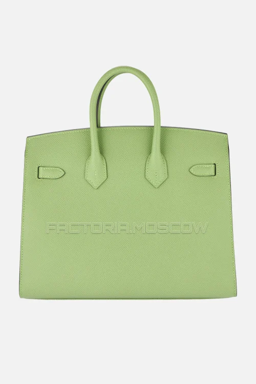 Hermes Birkin Sellier 25 Vert Cricket Epsom PHW
