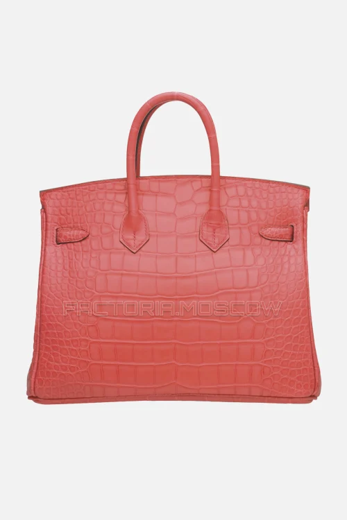 Hermes Birkin 25 Matte Bougainvillier Alligator GHW