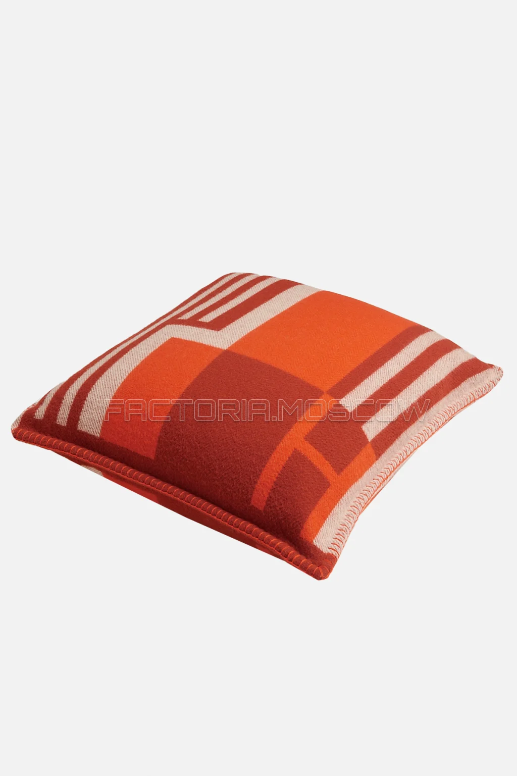 Hermes Ithaque pillow colour Terracotta / Tangerine