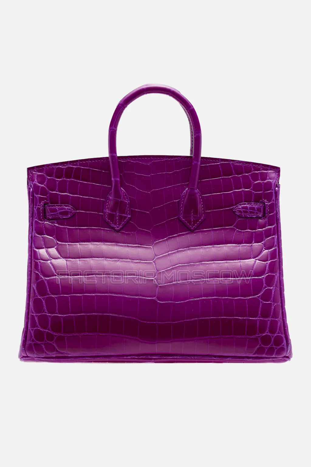 Hermes Birkin 25 Shiny Rose Scheherazade Niloticus Crocodile PHW