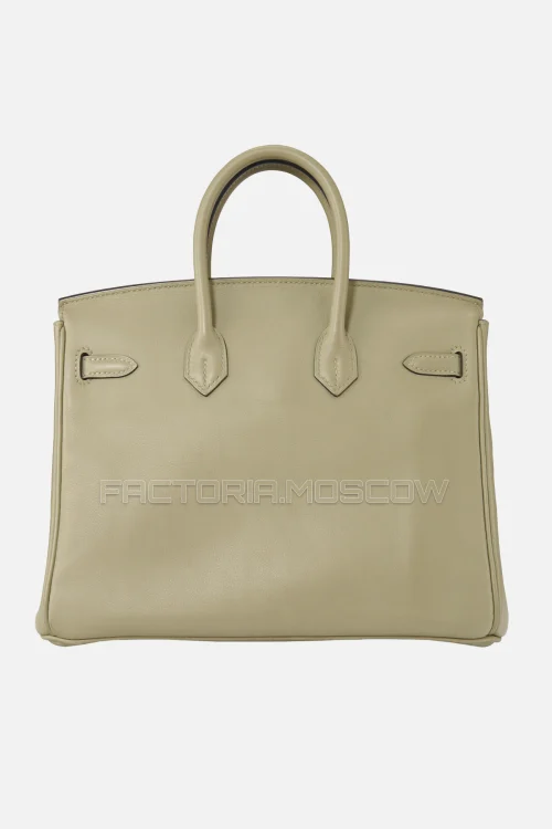 Hermes Birkin 25 Sauge Swift PHW