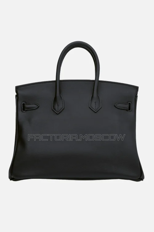 Hermes Birkin 25 Black Swift GHW