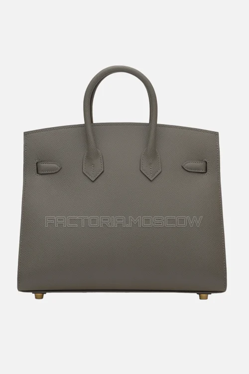 Hermes Birkin Sellier 25 Gris Meyer Epsom GHW