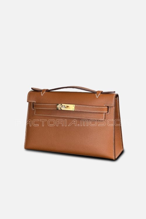 Hermes Kelly Pochette Epsom Colour Gold GHW