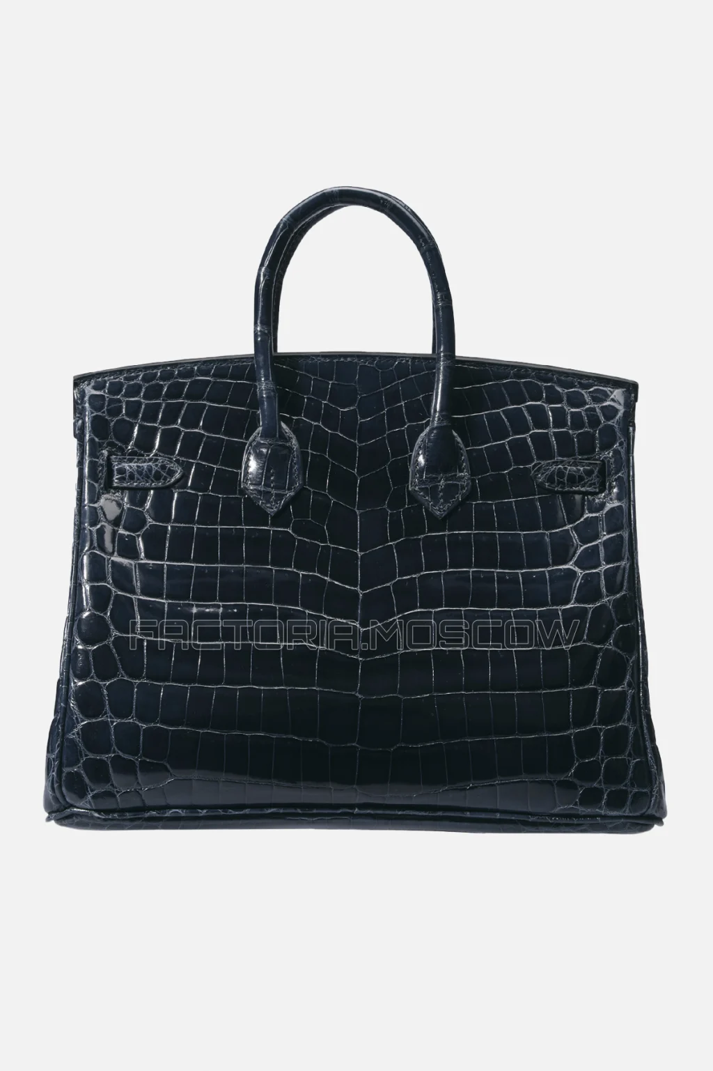 Hermes Birkin 25 Shiny Vert Rousseau Niloticus Crocodile GHW
