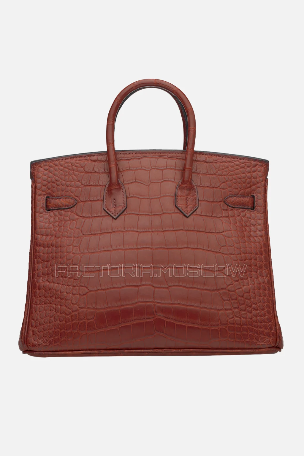 Hermes Birkin 25 Matte Alligator Rouge H PHW