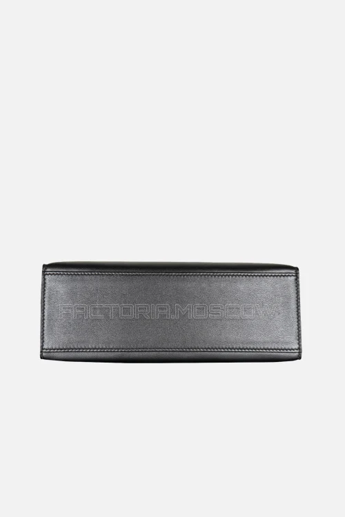 Hermes Kelly Pochette Swift Colour Black GHW