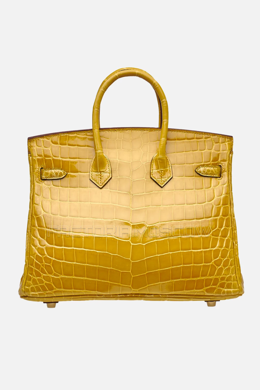 Hermes Birkin 25 Shiny Ambre Niloticus Crocodile GHW