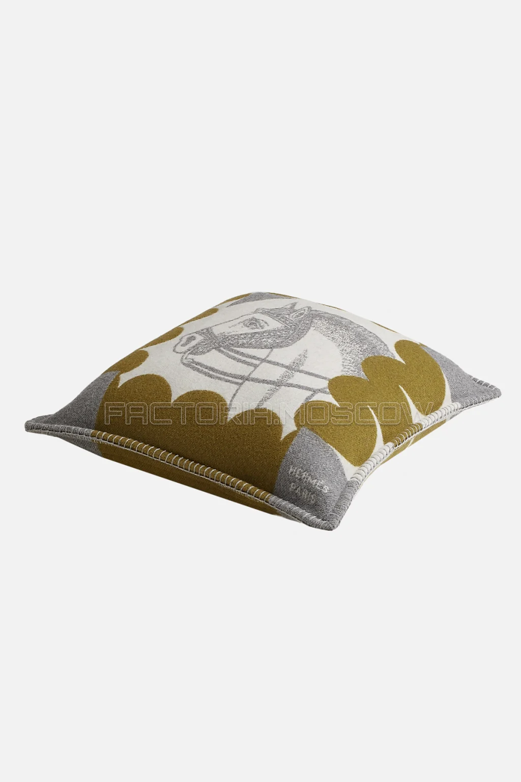 Hermes Cheval Joker pillow Colour Kaki