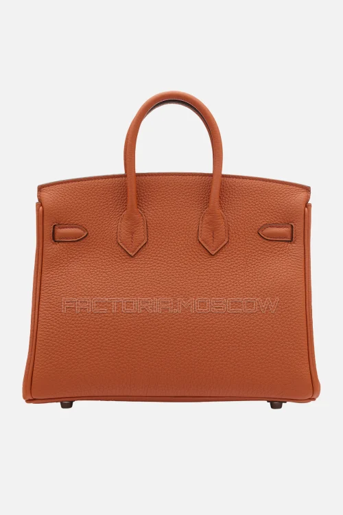 Hermes Birkin 25 Cuivre/Feu Togo PHW
