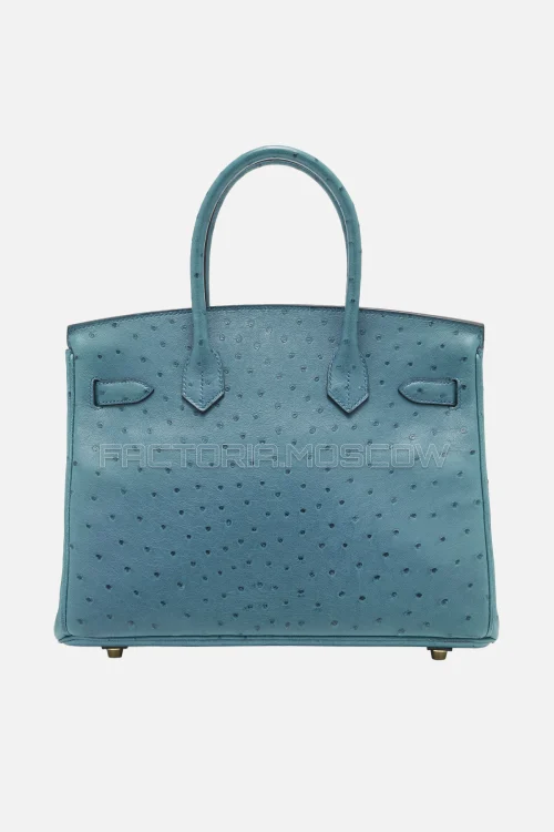 Hermes Birkin 30 Bleu Cobalt Ostrich GHW
