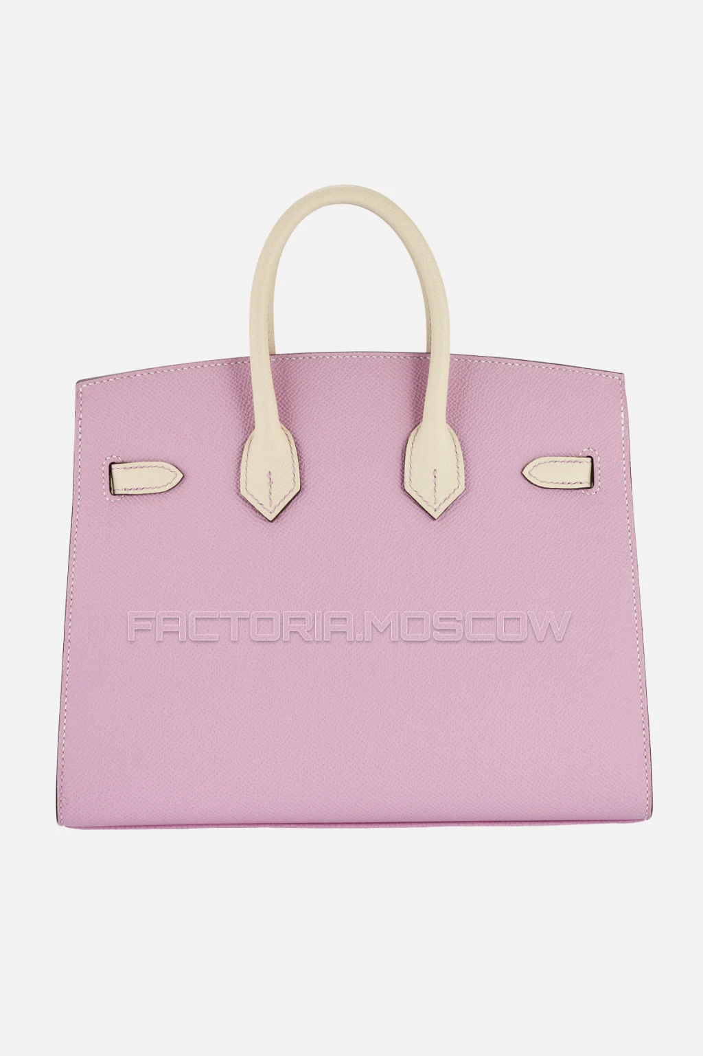 Hermes HSS Birkin Sellier 25 Epsom Mauve Sylvestre/Craie PHW
