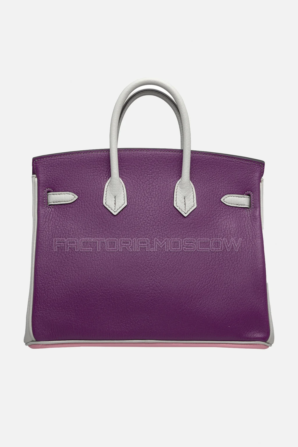 Hermes Birkin 25 Chevre Anemone, Rose Confetti, Gris Perle PHW