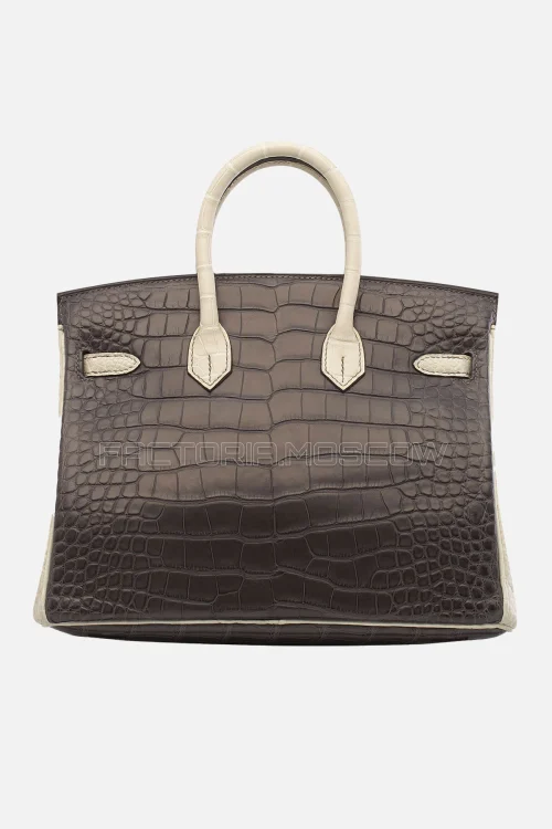 Hermes HSS Birkin 25 Matte Alligator Gris Fonce/Beton PHW