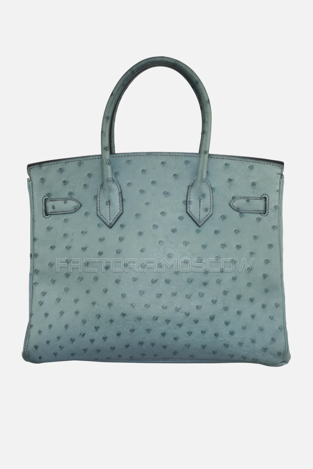 Hermes Birkin 30 Bleu Jeans Ostrich PHW