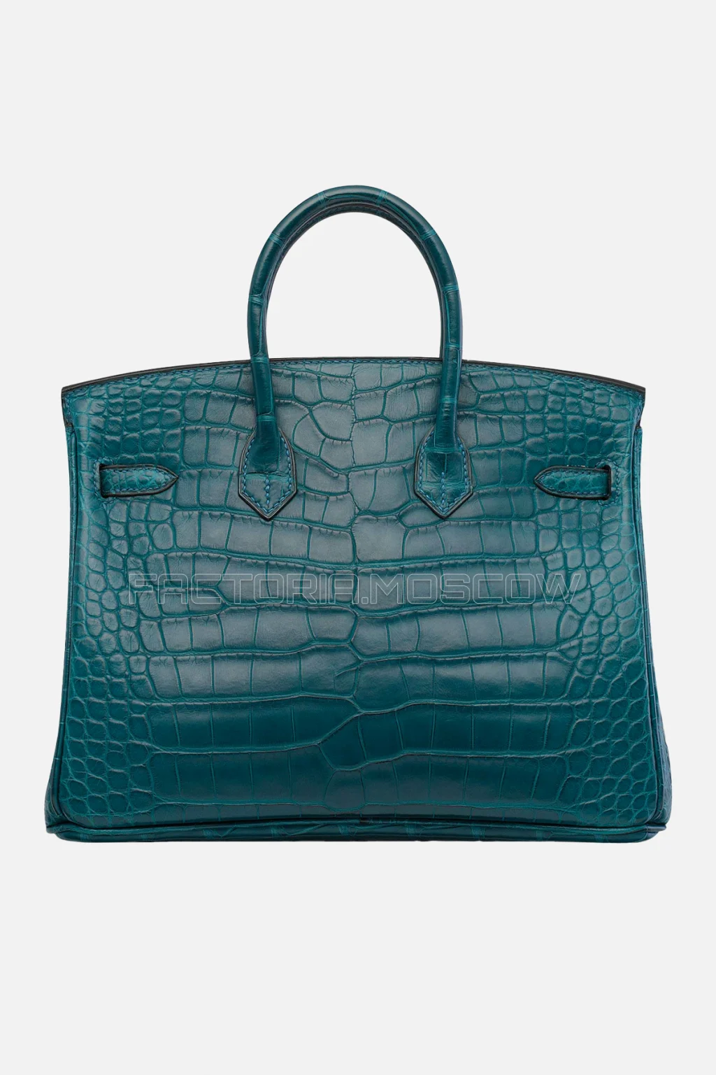 Hermes Birkin 25 Matte Alligator Bleu Colvert GHW