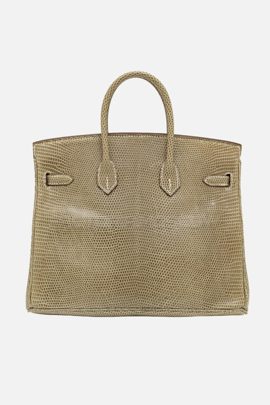 Hermes Birkin 25 Shiny Ficelle Niloticus Lizard PHW