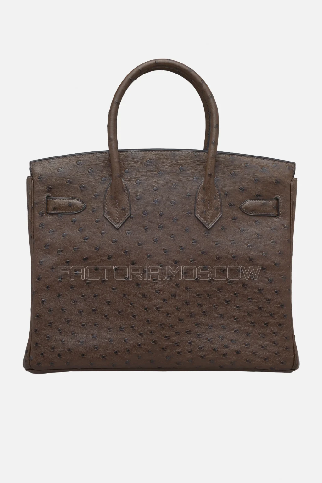 Hermes Birkin 30 Marron Fonce Ostrich PHW