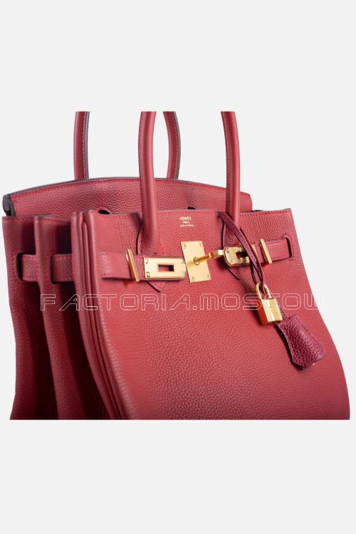 Hermes Birkin 30 Rouge Vif Togo GHW