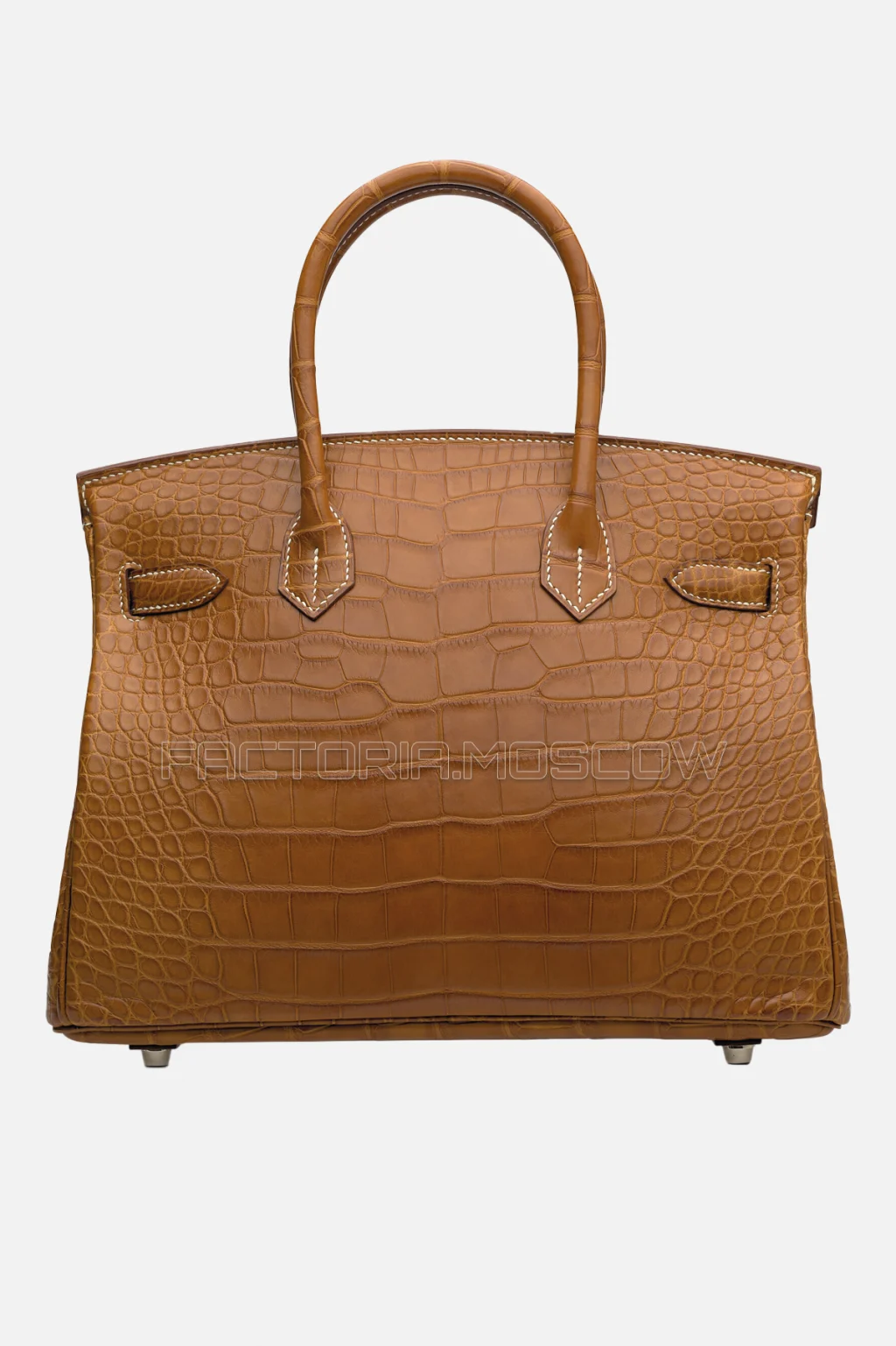 Hermes Birkin 30 Matte Fauve Barenia Alligator PHW