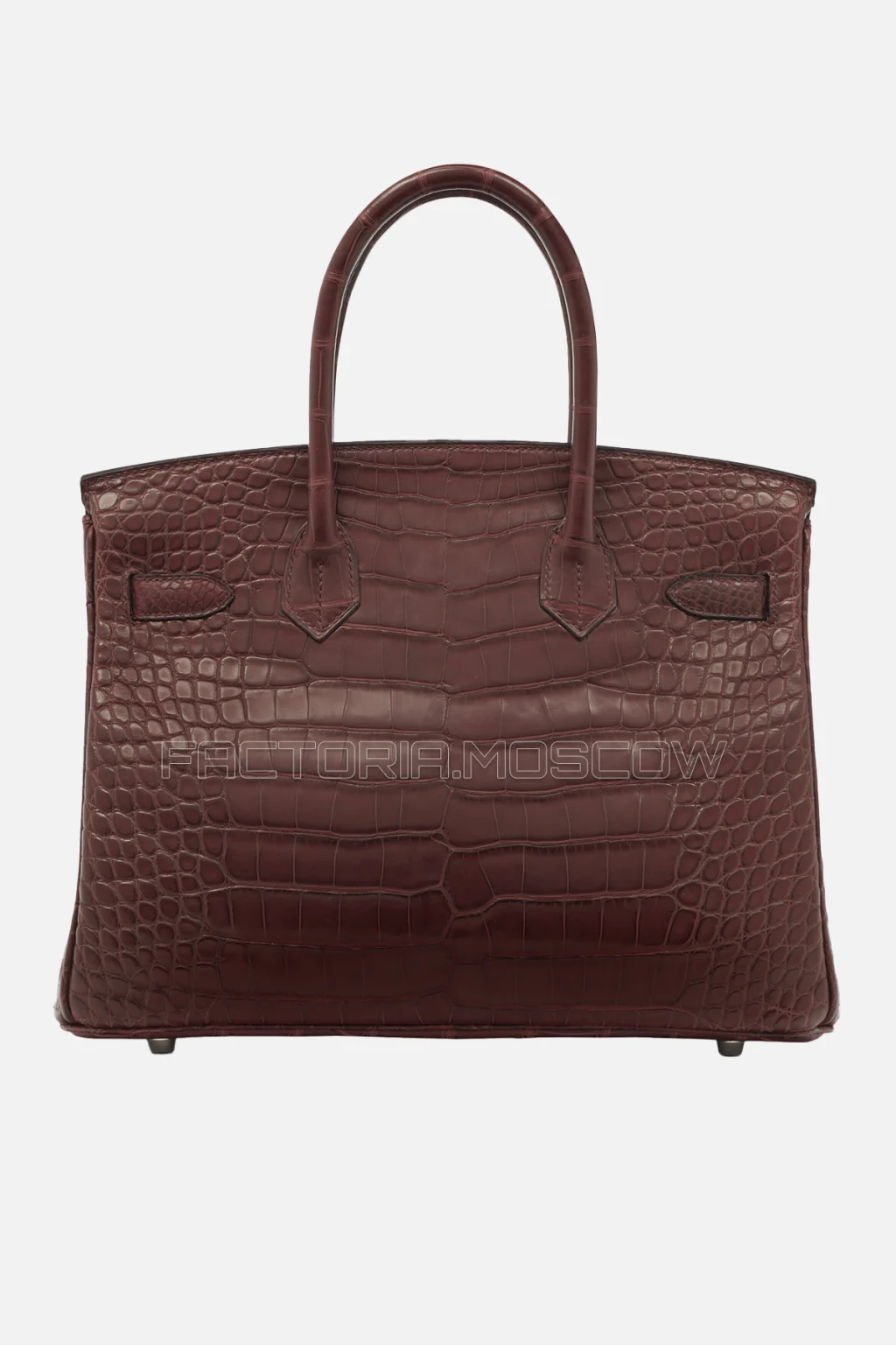Hermes Birkin 30 Matte Alligator Bordeaux PHW