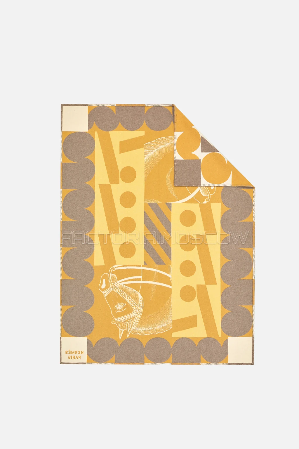 Hermes Cheval Joker blanket Colour Ambre