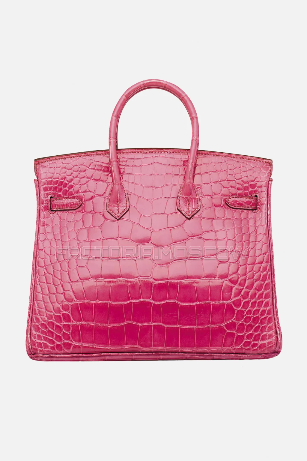 Hermes Birkin 25 Shiny Rose Tyrien Niloticus Crocodile PHW