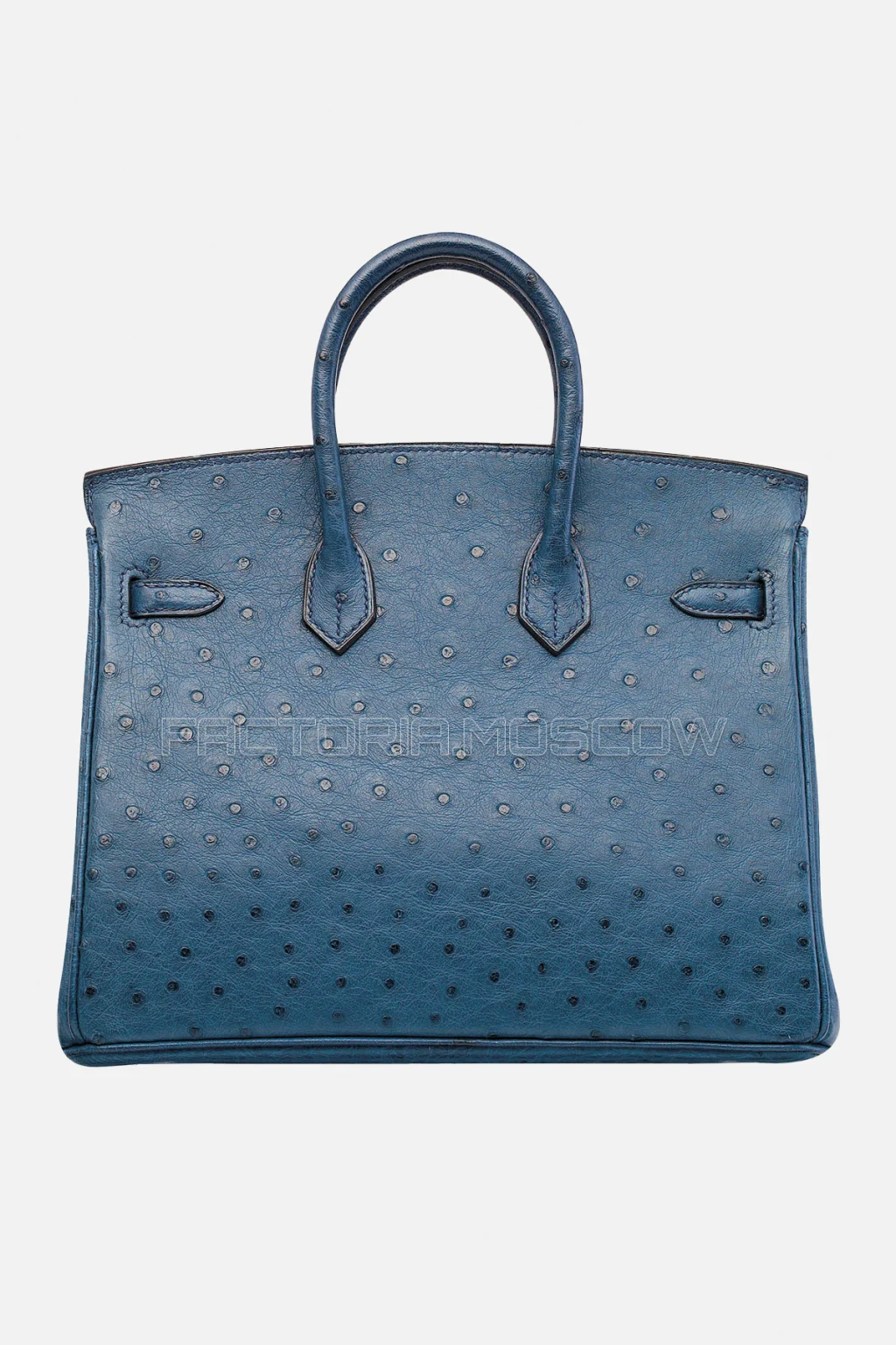 Hermes Birkin 25 Ostrich Bleu Roi PHW