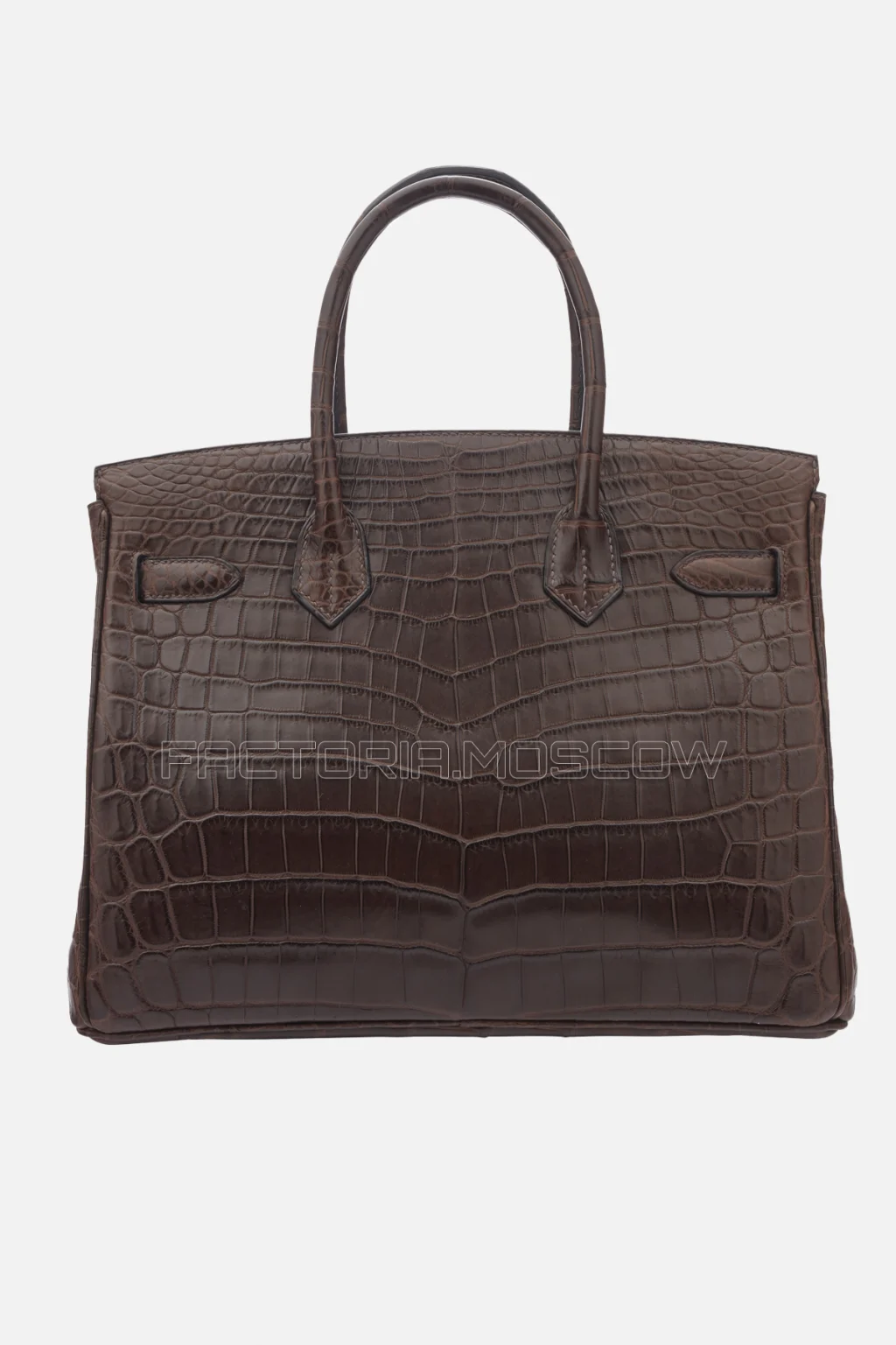 Hermes Birkin 30 Matte Ébene Niloticus Crocodile PHW
