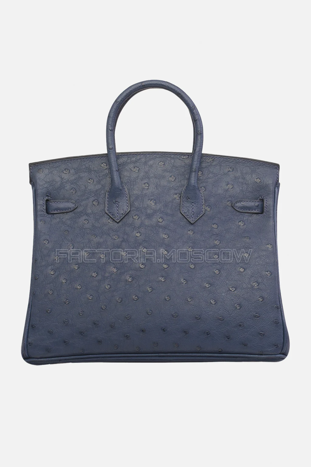 Hermes Birkin 25 Ostrich Bleu De Malte PHW