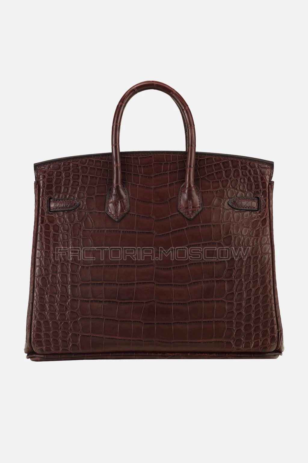 Hermes Birkin 25 Alligator Matte Bordeaux PHW