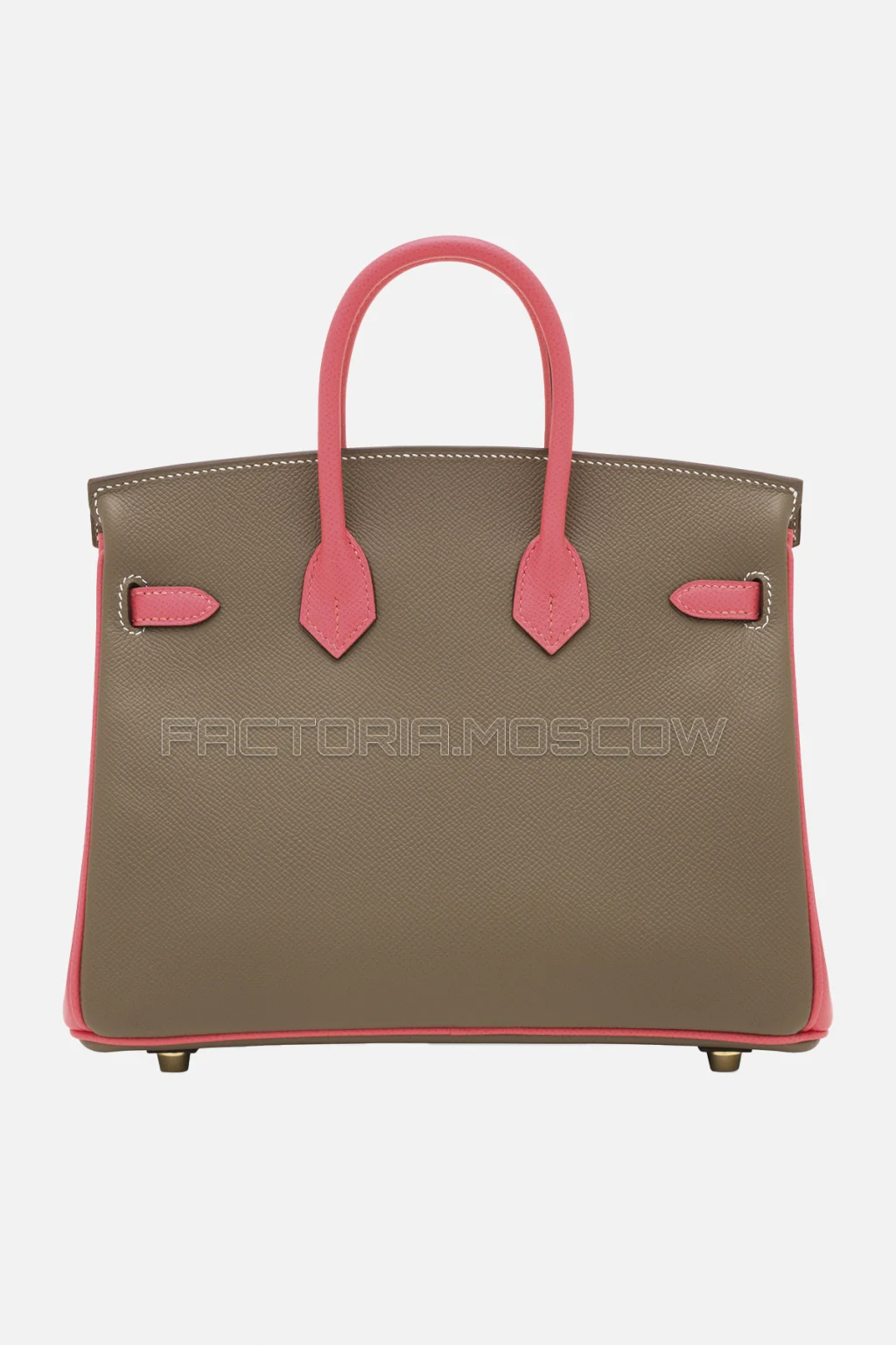 Hermes HSS Birkin 25 Epsom Etoupe/Rose Azalee GHW