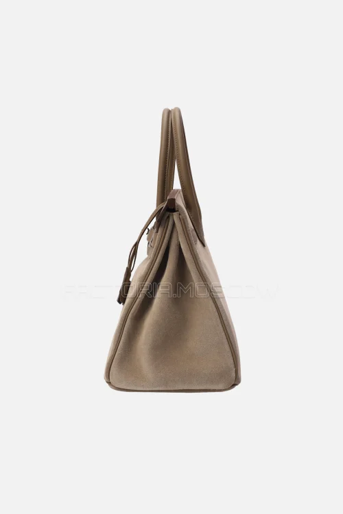 Hermes Birkin 30 Grizzly/Swift Etoupe PHW