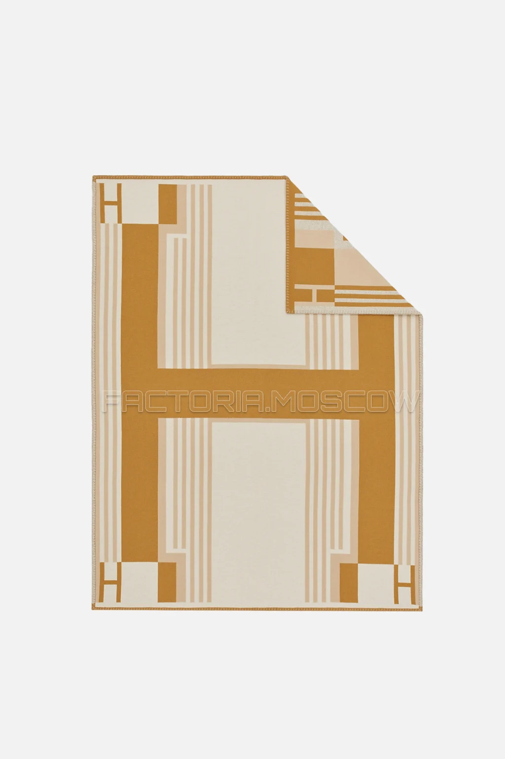 Hermes Ithaque blanket Colour Camel/Beige
