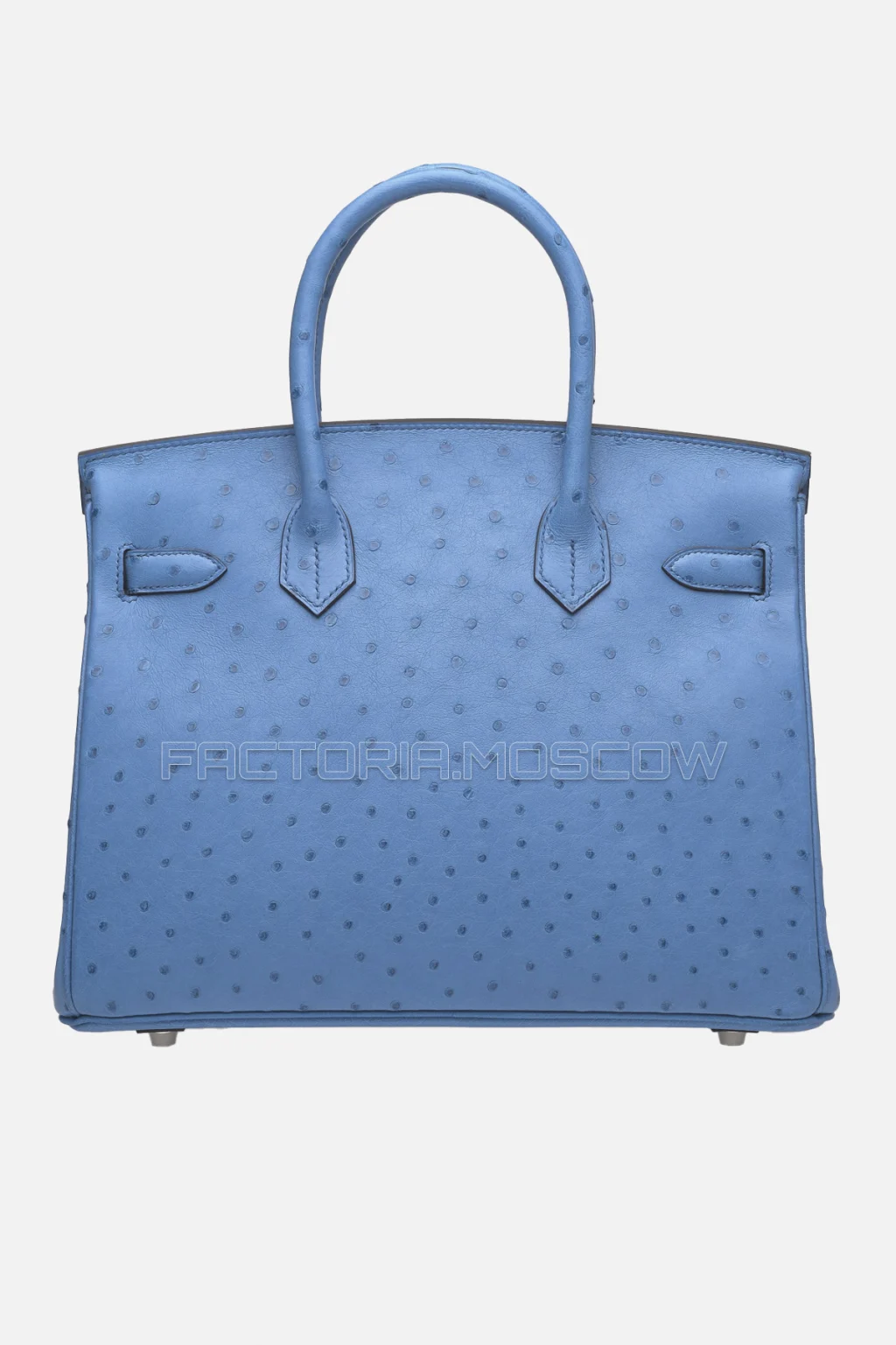 Hermes Birkin 30 Bleu Mykonos Ostrich PHW