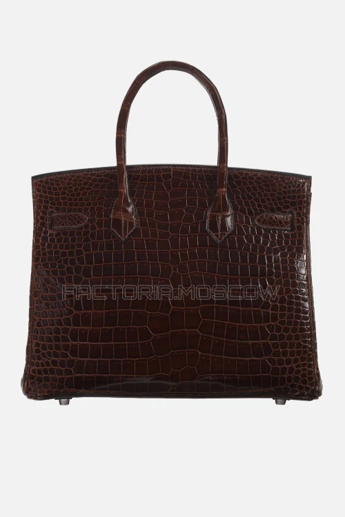 Hermes Birkin 30 Shiny Cocoan Niloticus Crocodile PHW