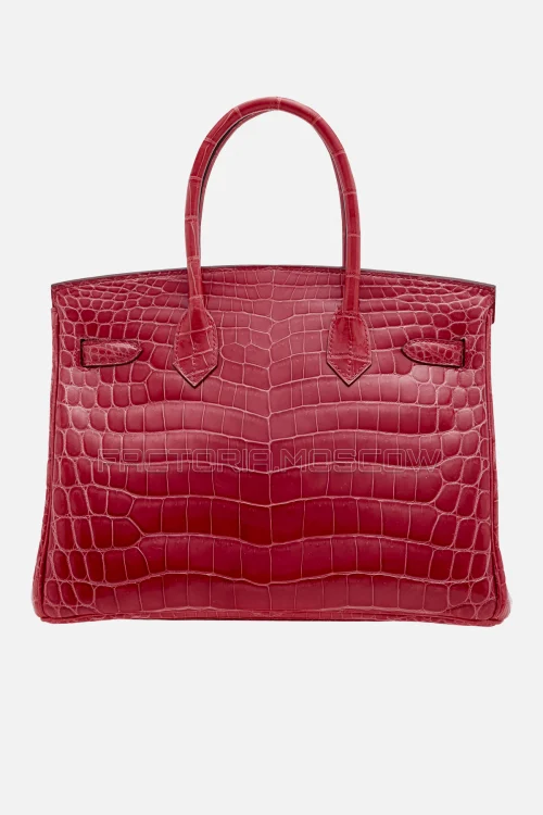 Hermes Birkin 30 Shiny Bougainvillier Niloticus PHW