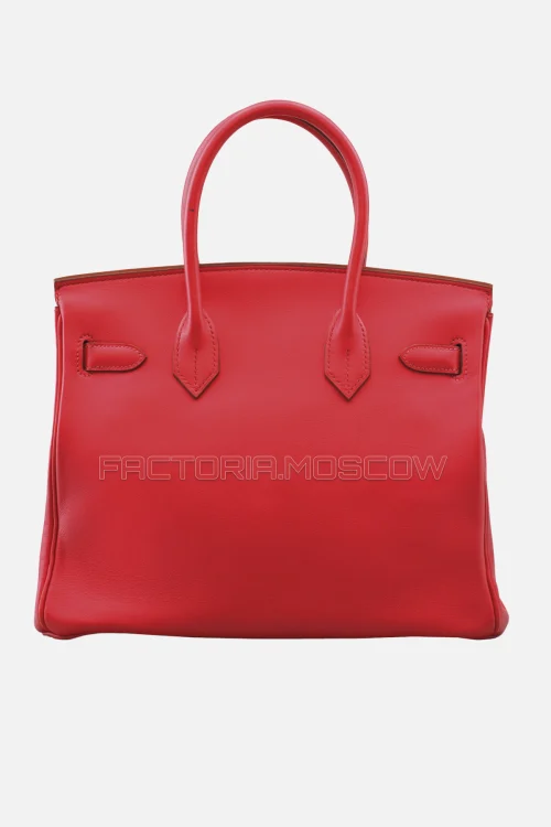 Hermes Birkin 30 Vermillion Swift PHW