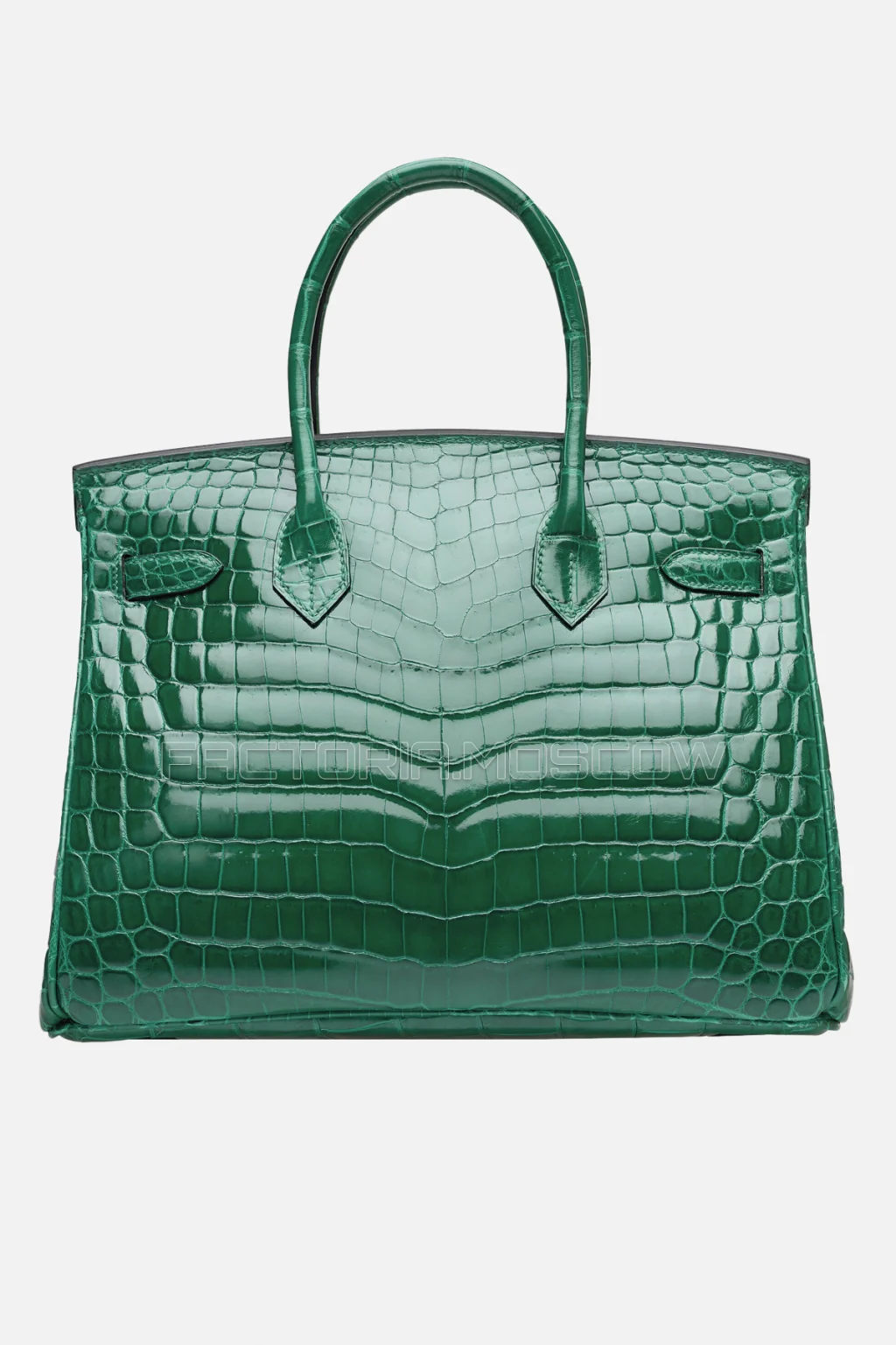 Hermes Birkin 30 Shiny Vert Émeraude Niloticus Crocodile PHW