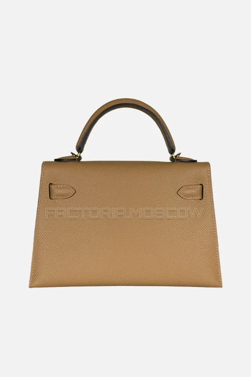 Hermes Kelly Mini 20 Epsom Colour Chai GHW