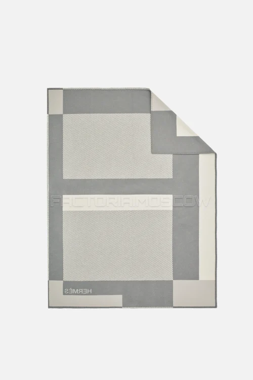 Hermes H Riviera blanket Colour Gris