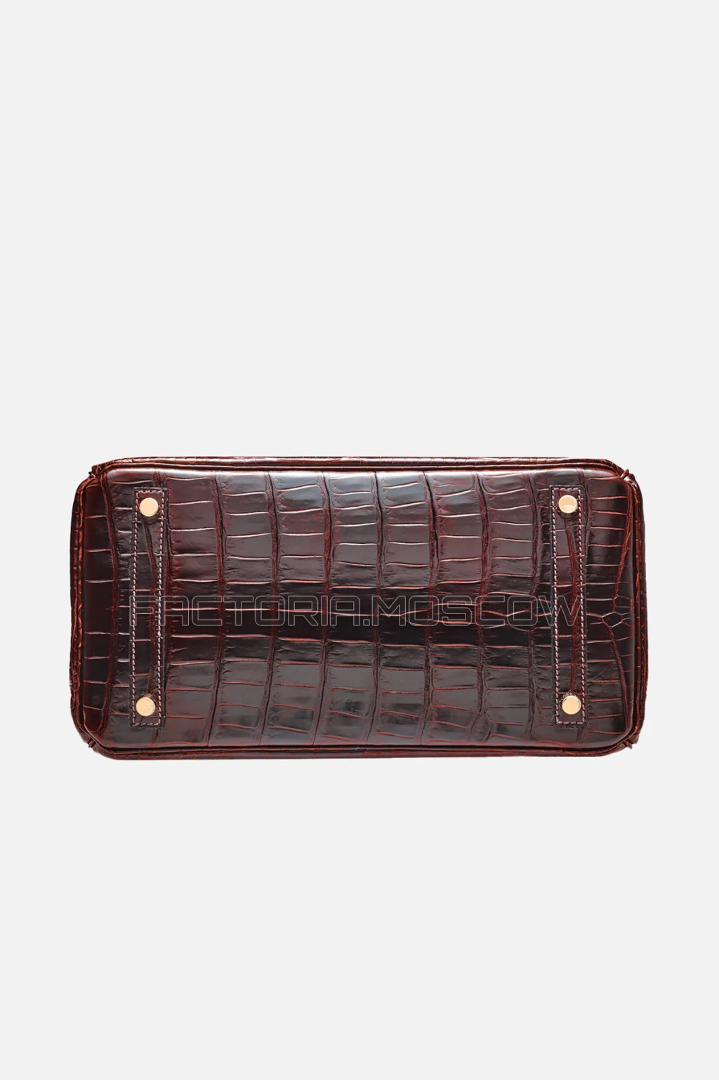 Hermes Birkin 30 Shiny Cocoan Porosus Crocodile GHW