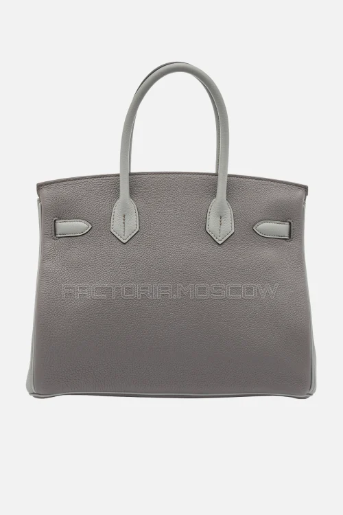 Hermes Birkin 30 Gris Mouette/Etain Togo GHW