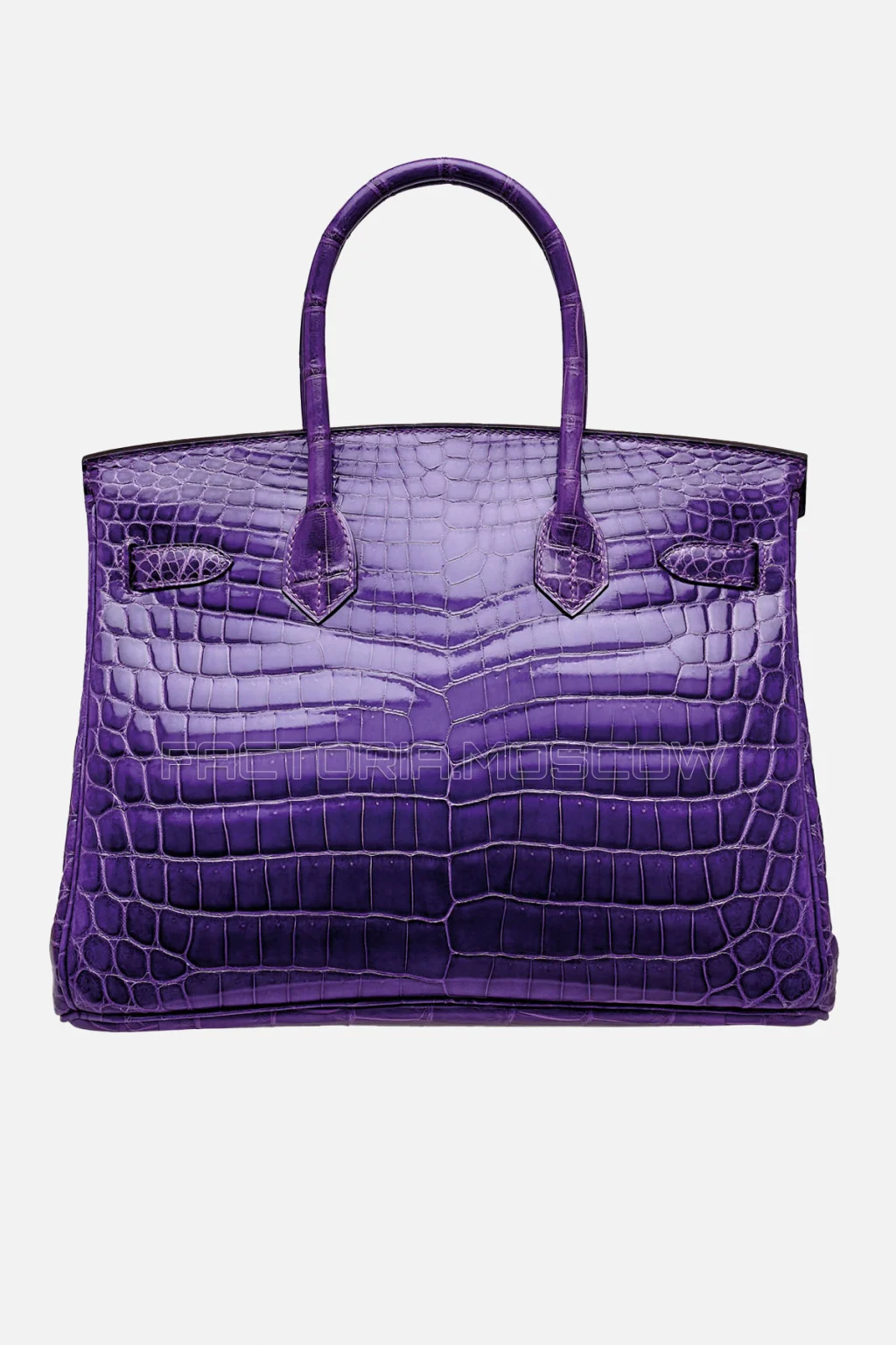Hermes Birkin 30 Shiny Violet Niloticus Crocodile PHW