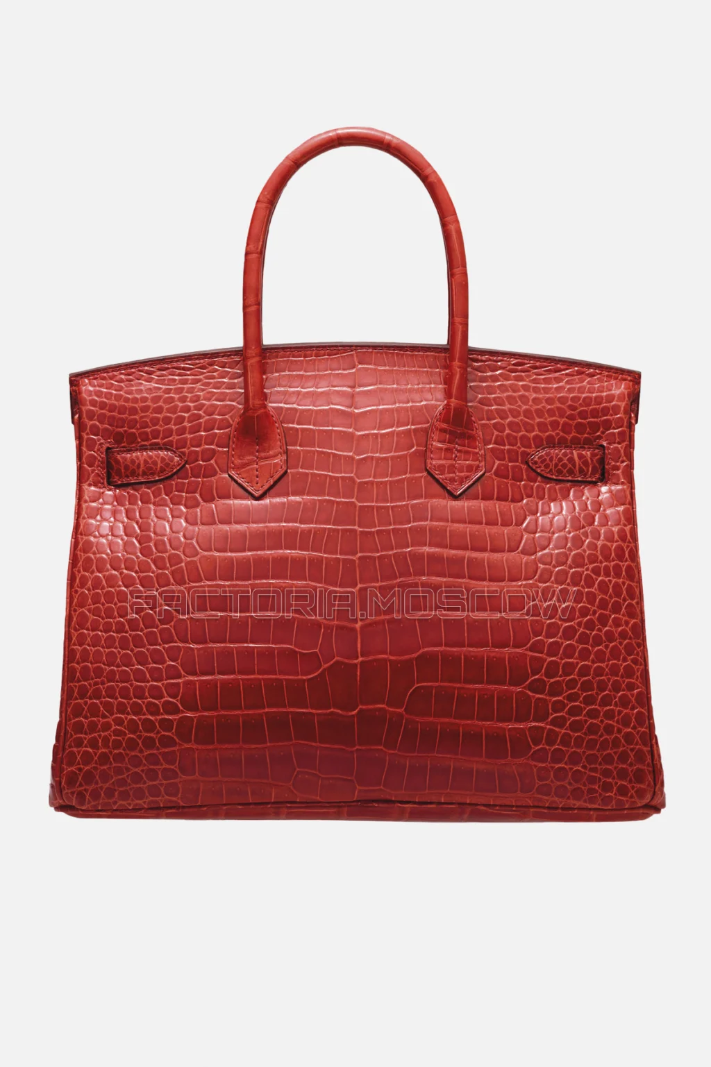 Hermes Birkin 30 Shiny Sanguine Porosus Crocodile GHW
