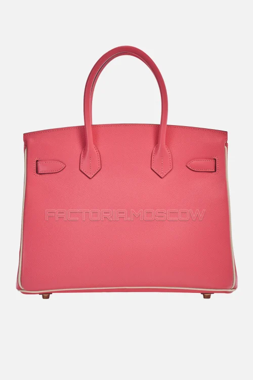 Hermes Birkin 30 Rose Azalee/Craie Epsom GHW