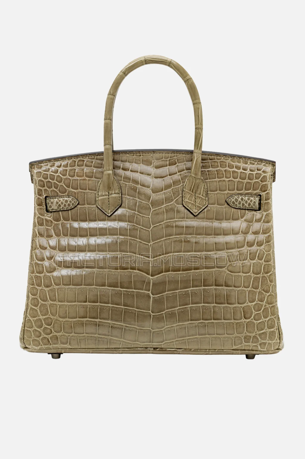 Hermes Birkin 30 Shiny Gris Tourterelle Niloticus Crocodile PHW